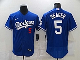 Dodgers 5 Corey Seager Royal 2020 Nike Flexbase Jersey,baseball caps,new era cap wholesale,wholesale hats